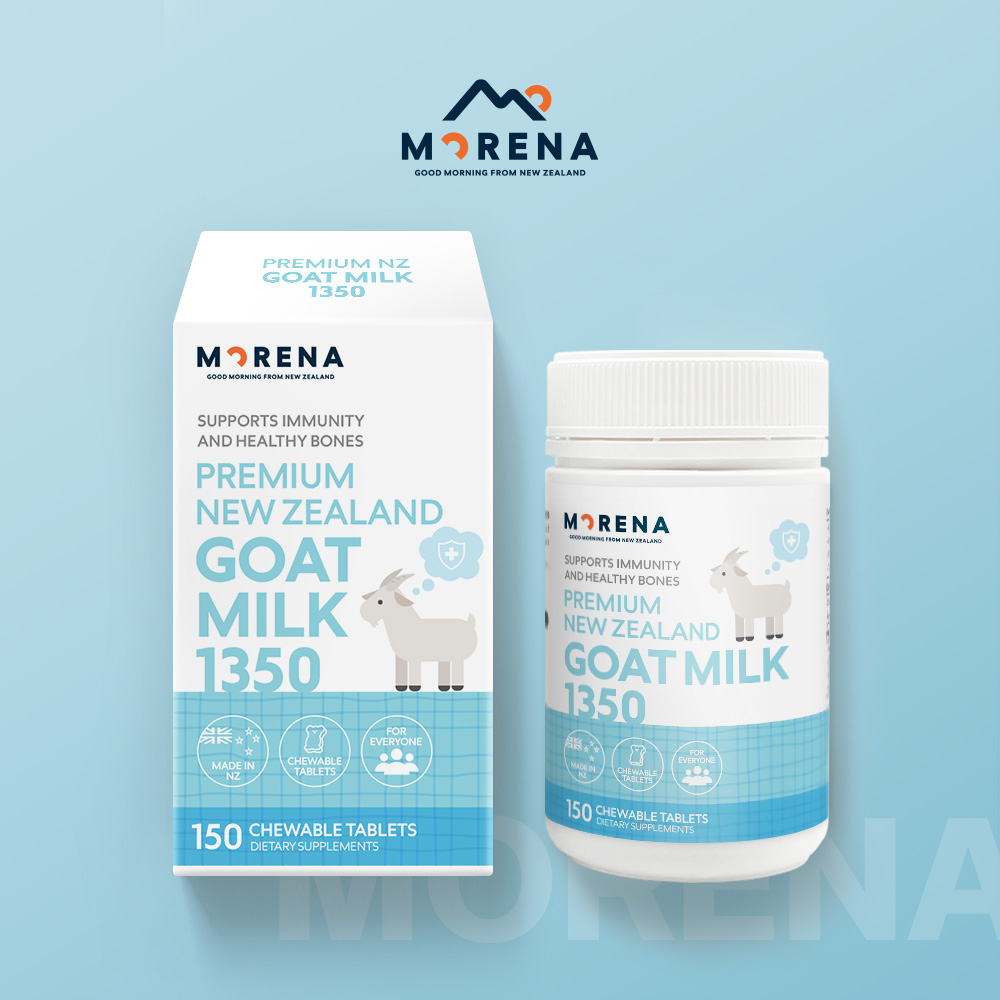 Premium New Zealand Goat Milk 1350mg 150Chewable tablets